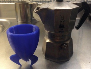 rocket espresso coffee mug kitchen & dining 3d print model - Mito3D