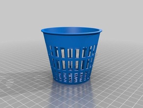 meine angepasste parametrische net-pot-net-cup-Hydroponik, aeroponics fogponics outdoor & Garten kundengebundene 3d print model - Mito3D