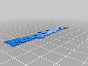 magdalena organización personalizado 3d print model - Mito3D