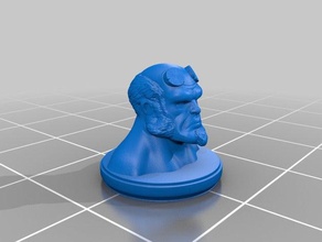 hellboy 3d printing 3d print model - Mito3D