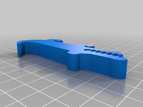 timsah chip clip mutfak ve yemek 3d print model - Mito3D