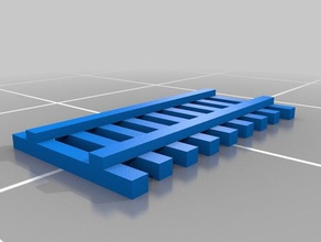 meine angepasste n-Skala Zaun Gebäude & Strukturen kundengebundene 3d print model - Mito3D