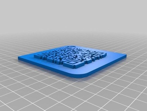 my customized qr code generator customizer organization 3d print model - Mito3D