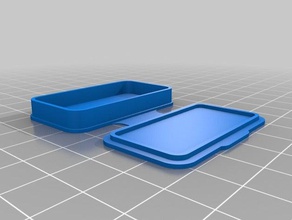 Fall 42x22x5mm Container container kundengebundene 3d print model - Mito3D