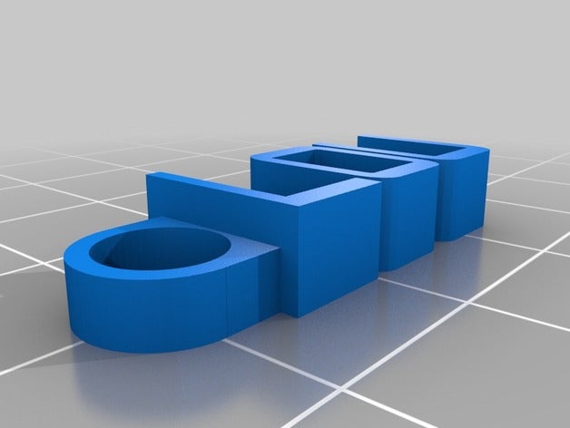 lou organización personalizado 3D print model - Mito3D