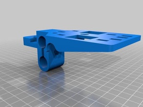 printrbot dual extruder carriage mount v2 linear bearings 3d printer parts 2 pillow bushing print2bot 3d print model - Mito3D