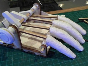 finga banga mechanical toys 3d print bionic camshaft cool fingers hand laser cutting nik ramage remake 3d print model - Mito3D