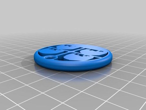 beatles keychain accessories face 3d print model - Mito3D