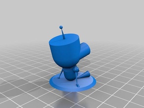 gir robot modello di invader zim 3d print model - Mito3D