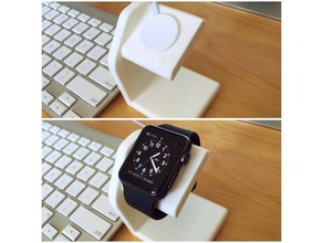 apple watch station de recharge les gadgets charge en dock le stand regarder 3d print model - Mito3D