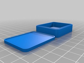 kundengebundene kleine box, Deckel, abgerundete Ecken Ohrstöpsel Organisation 3d print model - Mito3D