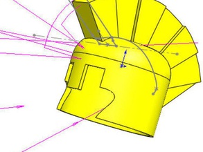 odiseo casco de lego&acirc&reg la construcción los juguetes griego 3d print model - Mito3D