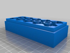 er16 collet box parts customized 3d print model - Mito3D