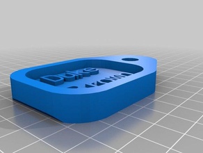 duke-tag-4 customized 3d print model - Mito3D