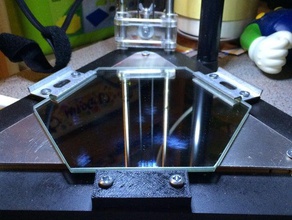 glass bed emotion tech micro delta 3d printer accessories emotiontech udelta 3d print model - Mito3D