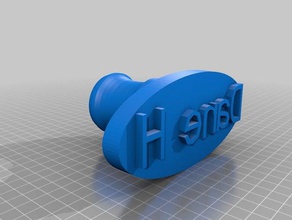 Däne hansen-Stempel Schilder & logos kundengebundene 3d print model - Mito3D