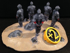 catan größte Armee trophy Spiele Ritter Stück Siedler token 3d print model - Mito3D