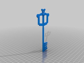 keyblade adereços disney chaveiro chaveiros chave de lâmina kingdom hearts a square enix jogos vídeo 3d print model - Mito3D