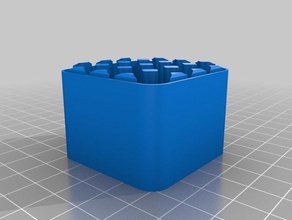 my customized battery case-4x4 aaa containers 3d print model - Mito3D
