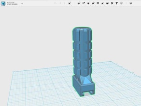 nerf fore grip juegos y juguetes el agarre 3d print model - Mito3D