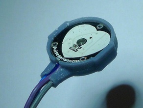 case pulsesensor electronics arduino openscad pulse sensor 3d print model - Mito3D