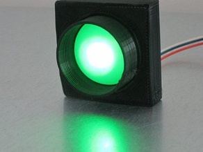 kasa blinkm sıcak kontrollü rgb led diğer ışık openscad thingm 3d print model - Mito3D