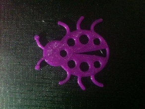 uğurböceği Anahtarlık amulet böcek anahtar kolye 3d print model - Mito3D