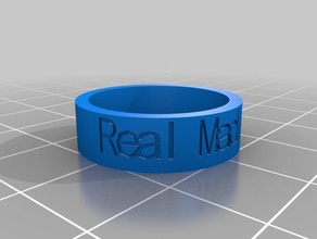 johncooner los anillos personalizado 3d print model - Mito3D