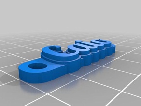 o caio organização personalizado 3d print model - Mito3D