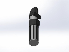 vader lightsaber bıc çakmak tutucu darth hafif 3d print model - Mito3D