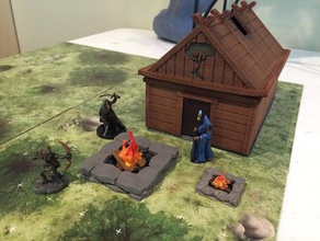 28mm scale firepit toys & games 3d print model - Mito3D