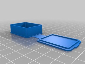 minha personalizado caso retangular recipientes 3d print model - Mito3D