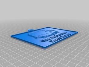 joão - choctawhatchee praia do mouse Arte 2d personalizado 3d print model - Mito3D
