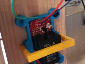 beefcake relay mount clasp snap sparkfun 3d print model - Mito3D