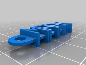 mark keychain organization customized 3d print model - Mito3D