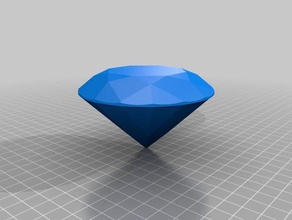 diamante taglio brillante gioielli 3d print model - Mito3D
