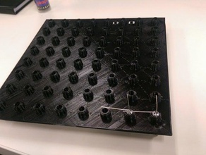 8x8x8 5mm led cube jig de l'électronique arduino 3d print model - Mito3D