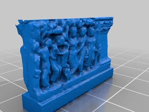 birth first seven steps buddha scans replicas 3d print model - Mito3D
