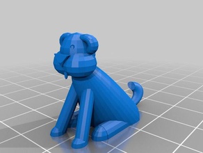 köpek hayvanlar 3d print model - Mito3D