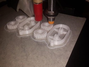portachiavi denti ingranaggi keychain 3d print model - Mito3D