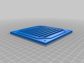 air filter - cnc panel cooler 3d print model - Mito3D