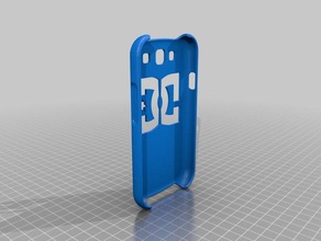 galaxy s3 dc case mobile phone samsung s iii 3d print model - Mito3D
