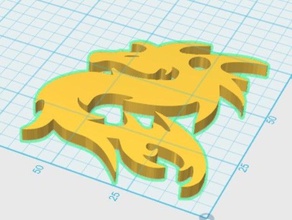 Drache Schlüsselanhänger Tier dragon Drachen Schlüssel keychain einfach 3d print model - Mito3D