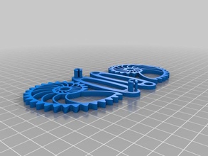 nautilis engrenages mécanique jouets 3d print model - Mito3D