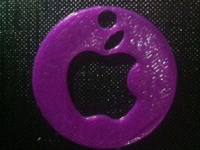 apple Schlüsselanhänger Schilder & logos apple-logo mac Mode ipad iphone keychain logo 3d print model - Mito3D