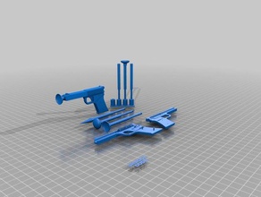 toy dart gun 3d printing 3d print model - Mito3D