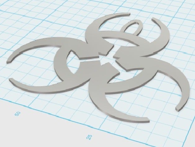 mortal kombat logo segni e loghi 3d art keychain il mortale 3D print model - Mito3D
