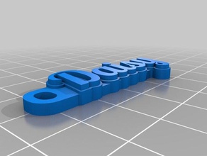 daisy llavero organización personalizado 3d print model - Mito3D