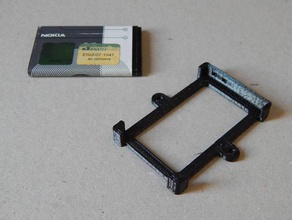 soket eski cep telefonu pilleri diy 3v3 arduino Pil Kutusu pil tutucu yuva tepsi nokia güç kaynağı 3d print model - Mito3D