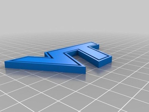 virginia tech logo işaretler ve logolar hokies vt 3d print model - Mito3D